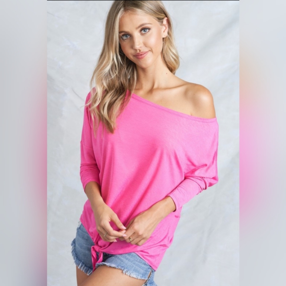 NWT Off Shoulder Tie Top